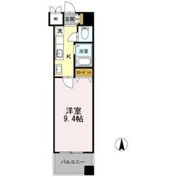 志賀本通駅 徒歩1分 7階の物件間取画像